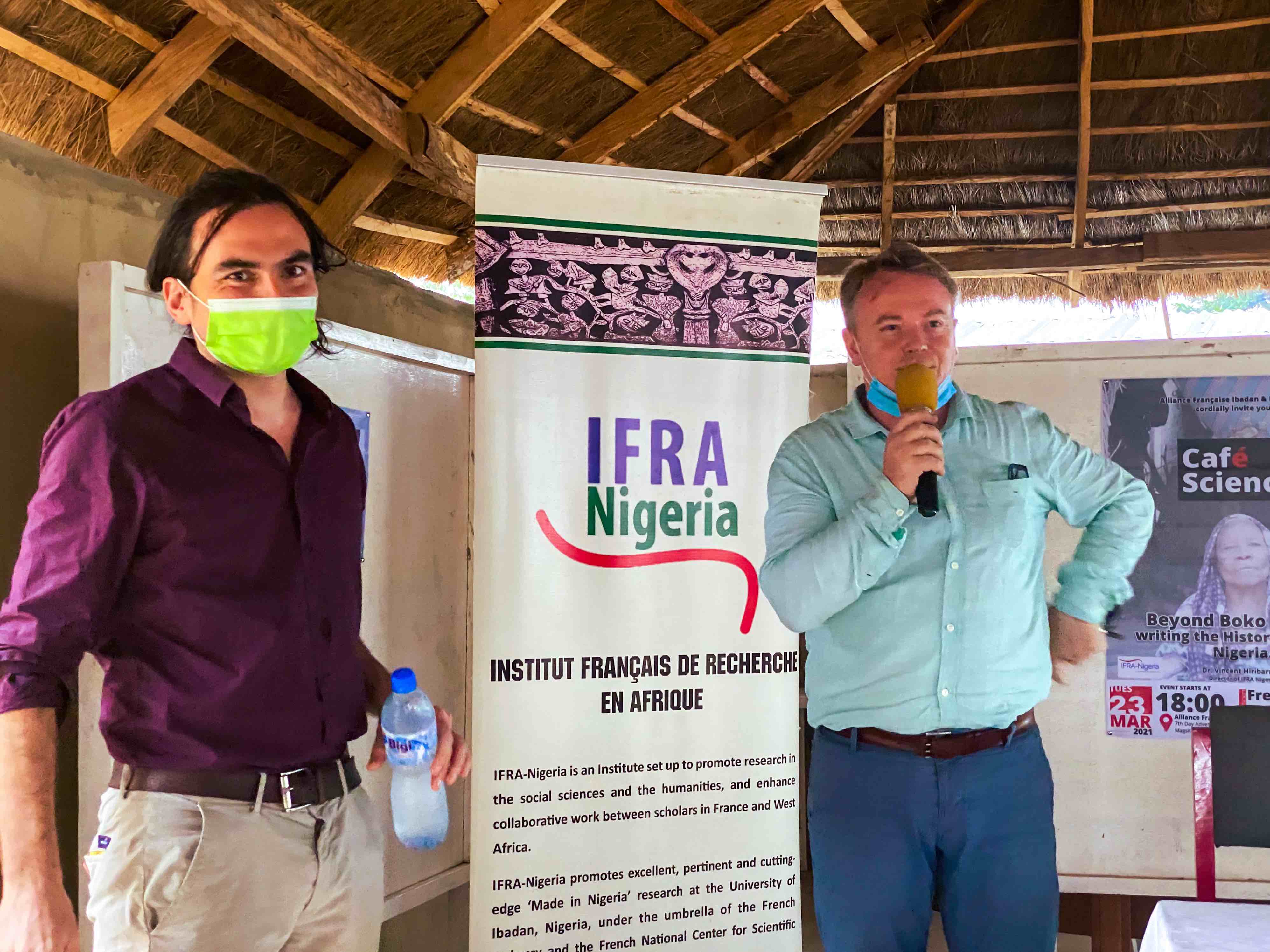 Picture of directors of Ifra and Alliance Française opening the session