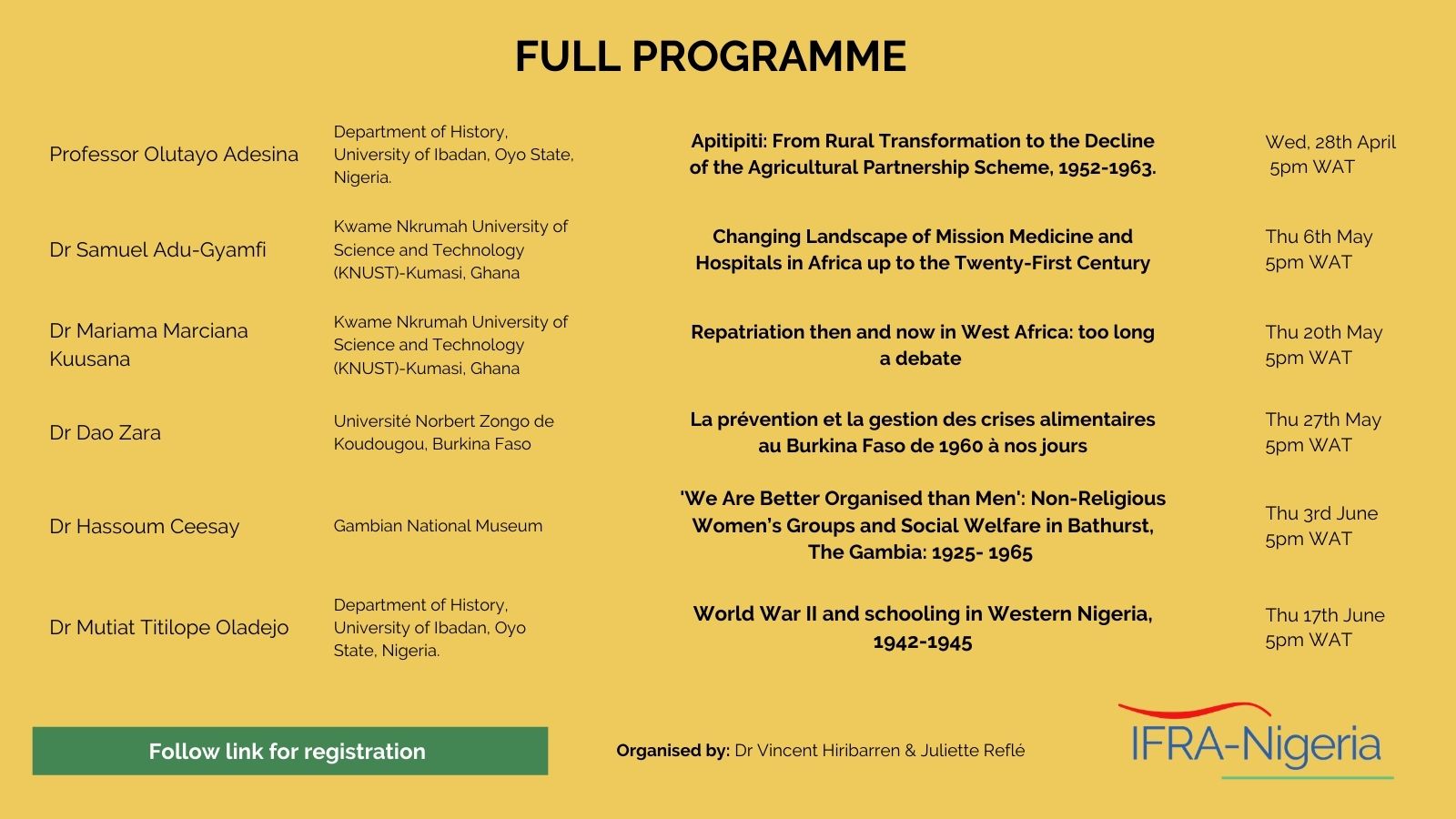 Full programme