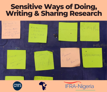 [CLOSED] Call For applications - Sensitive Ways of Doing, Writing and Sharing Research