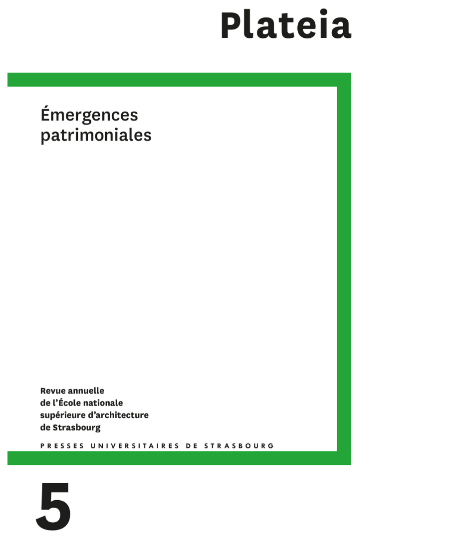 Publication of "Émergences patrimoniales"