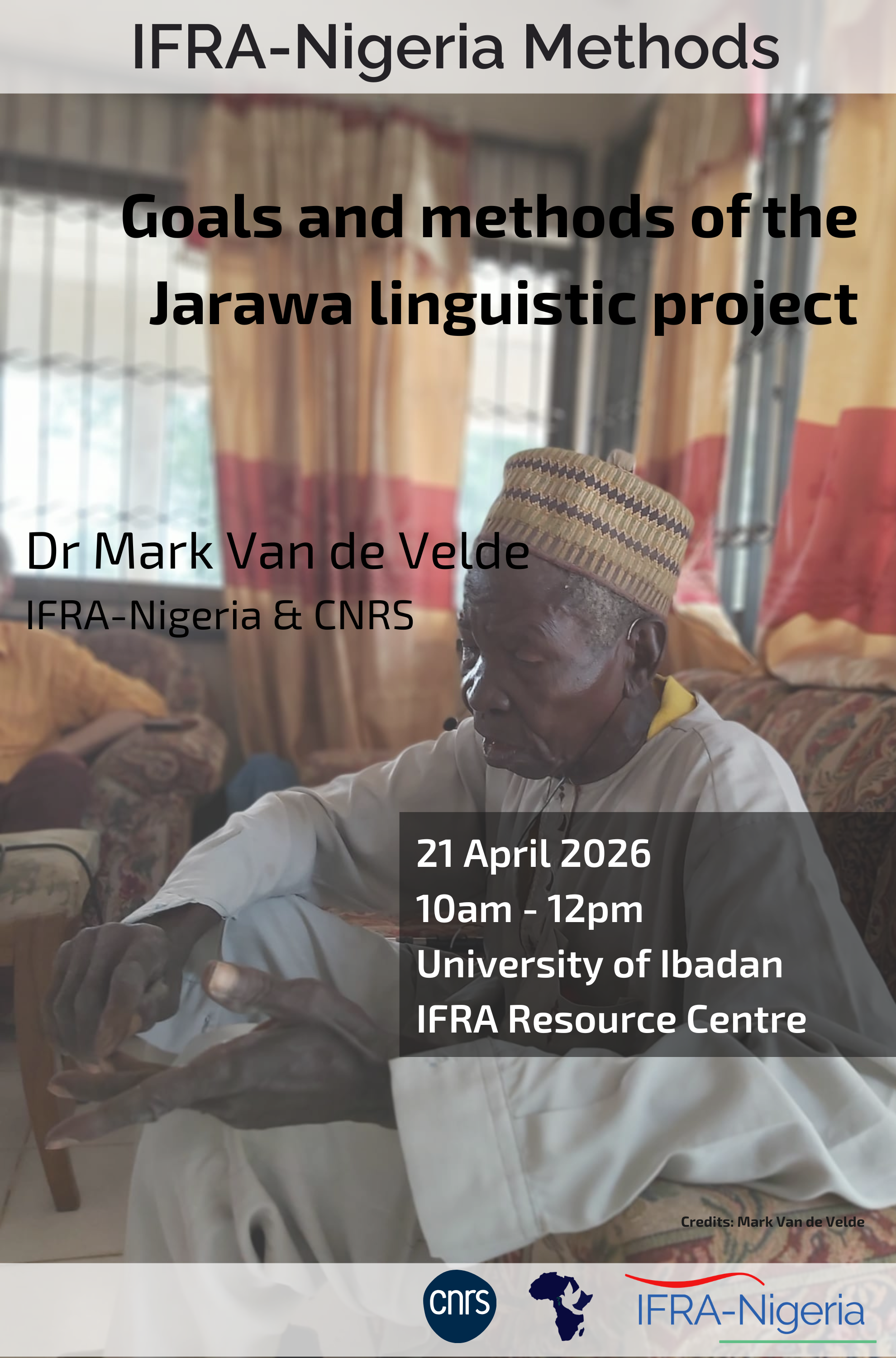 Goals and methods of the Jarawa linguistic project