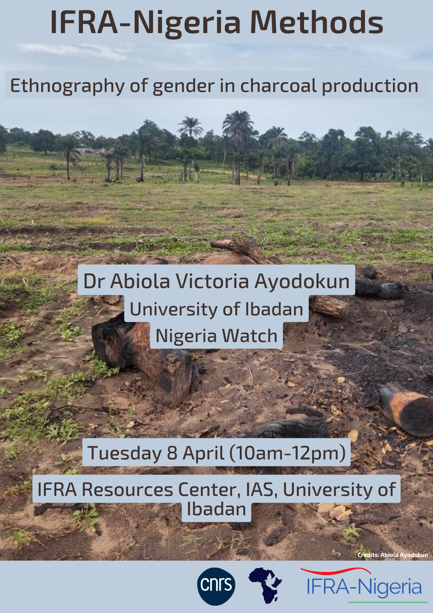 Methodological Seminar - Gender in Charcoal Production - Abiola Ayodokun