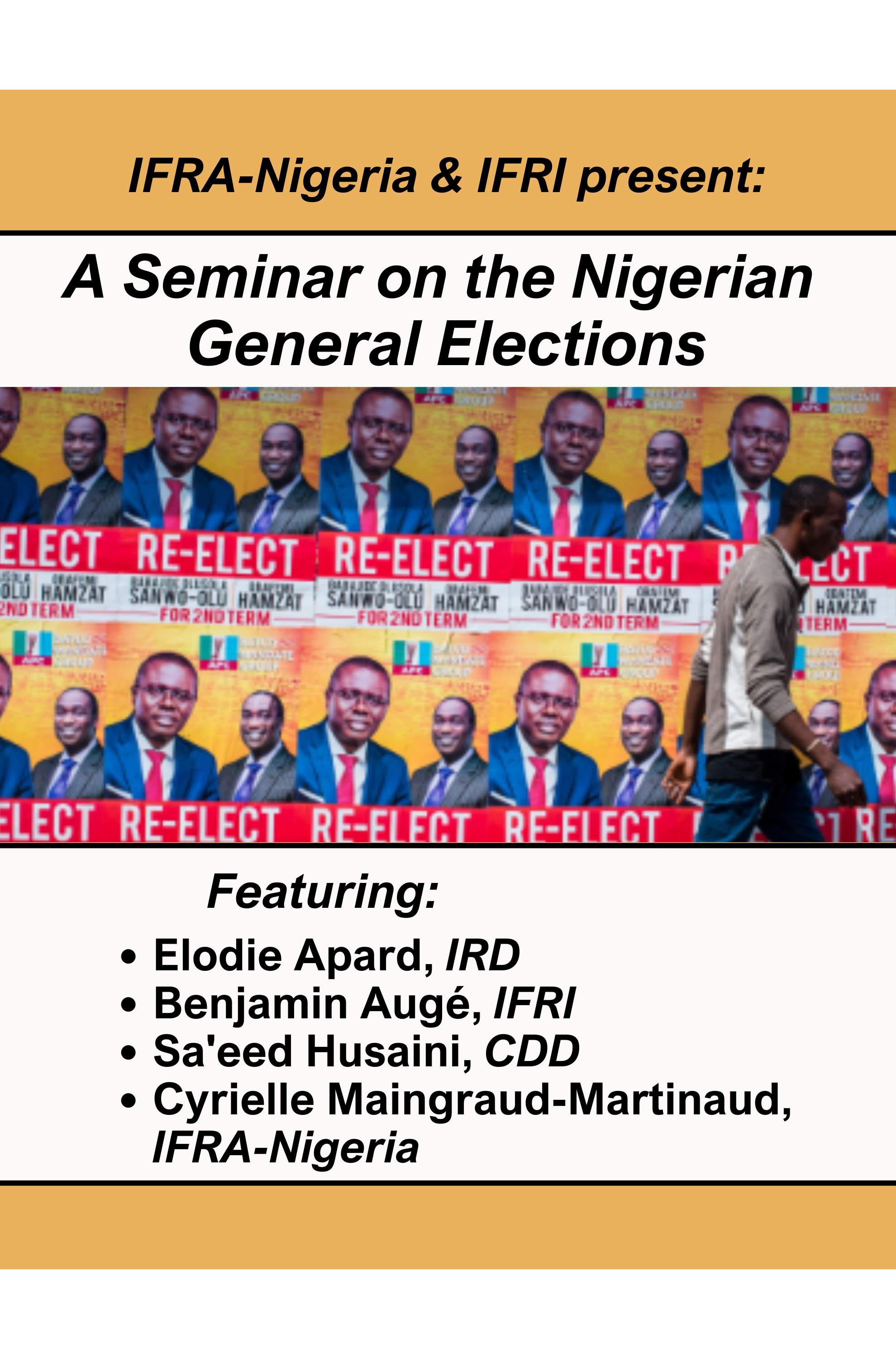 IFRI & IFRA-Nigeria seminar on the Nigerian general elections