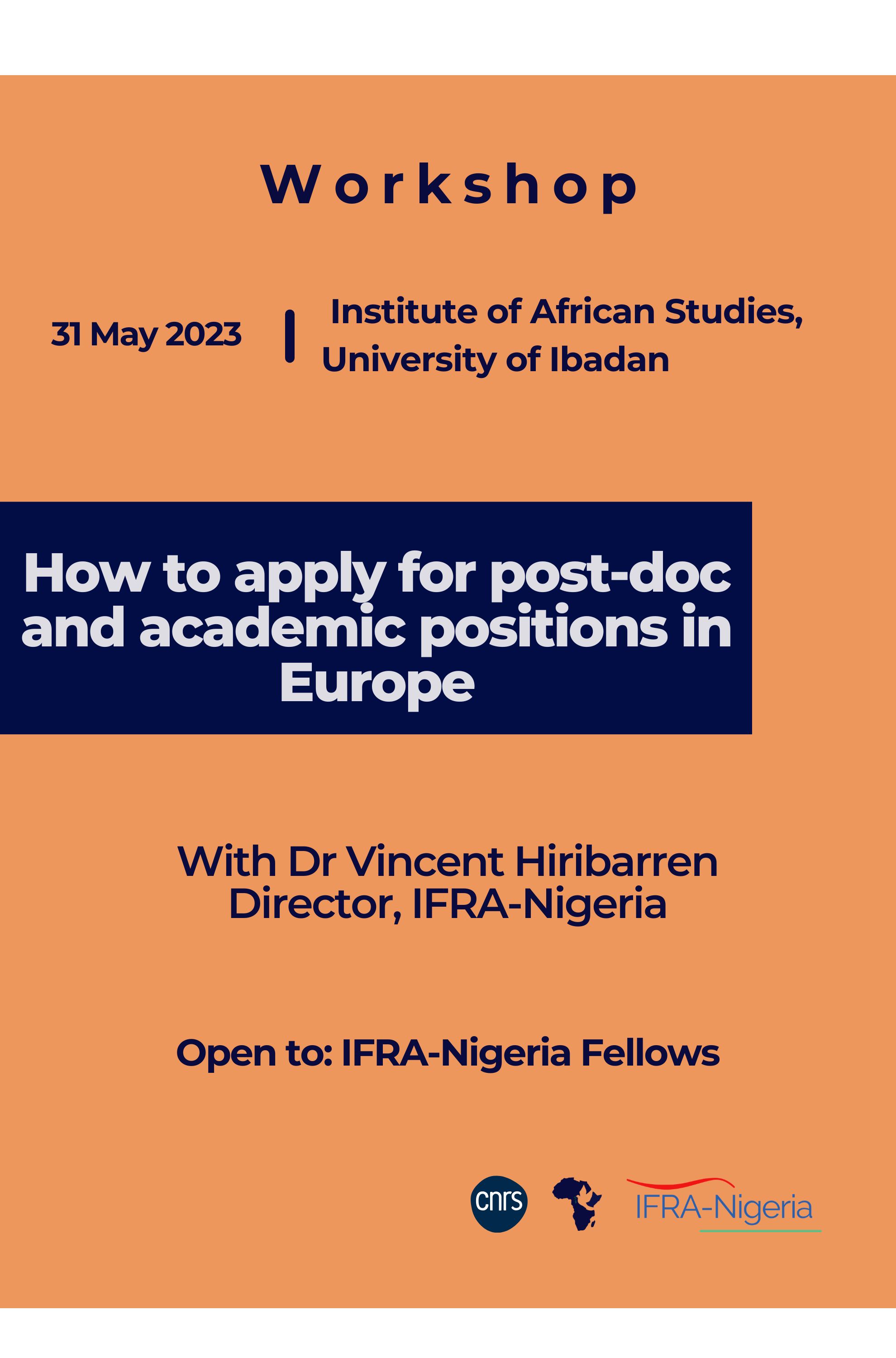 How to apply for post-doc and academic positions in Europe