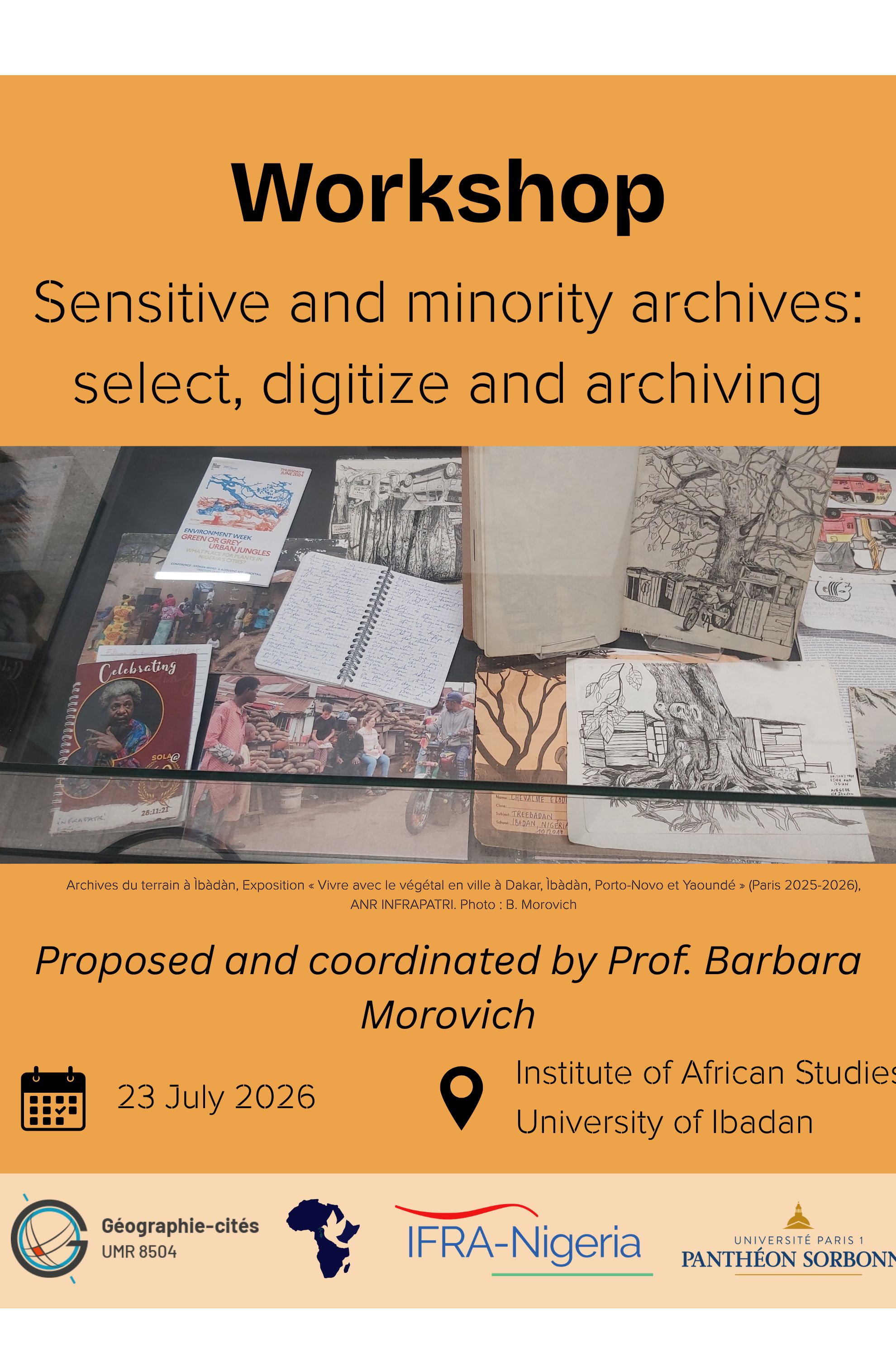 Workshop "Sensitive and Minority Archives: Selection, Digitization and Archiving"
